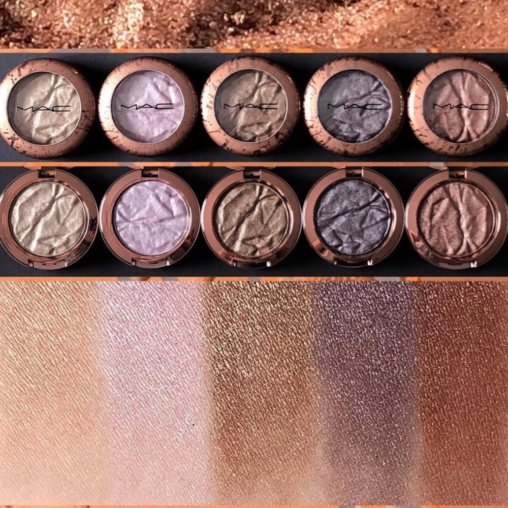Mac Cosmetics foiled eyeshadow shadow SUNPHORIA NIB pink shimmer